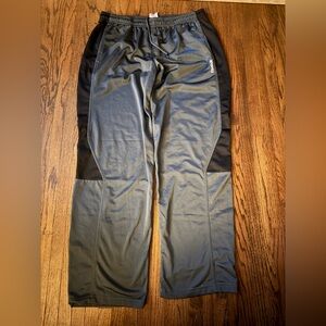 Reebok Men's Charcoal and Black Joggers